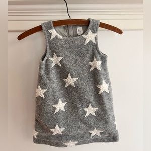 babyGap Jumper 3T Gray with White Stars